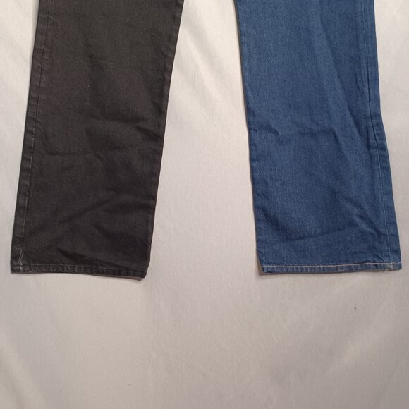 Frame Le Jane Jeans Womens 33 Colorblock High-Rise Straight Fit Streetwear Y2K - Picture 6 of 10